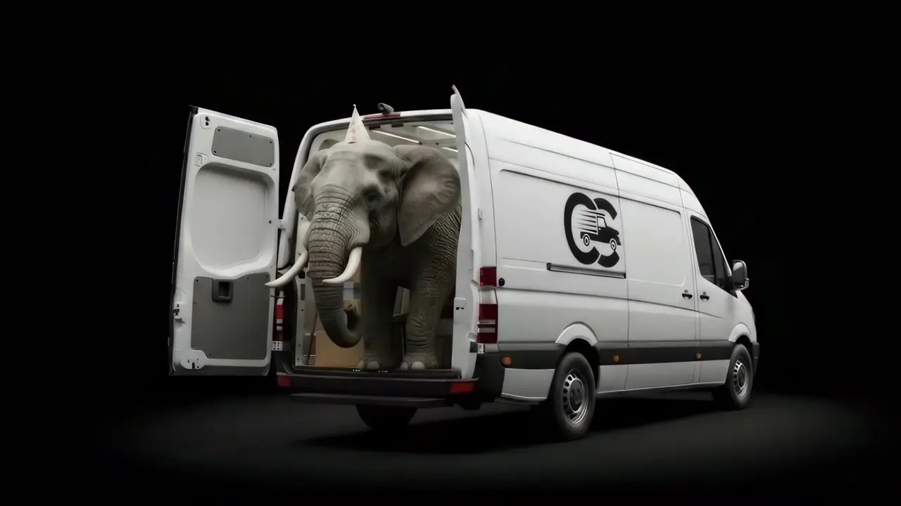 CC Enterprise moving van